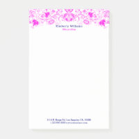 Elegante weiße und scharf rosa Blumenspitze