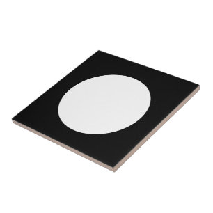 Elegante weiße und schwarze Keramikfliesen (Minima Fliese