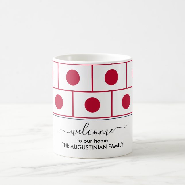 Elegante Welcome JAPAN FLAG Kaffee Tasse (Mittel)