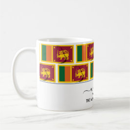 Elegante Welcome SRI LANKA FLAG Tasse