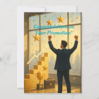 Elegante Werbeaktion Glückwunschkarte