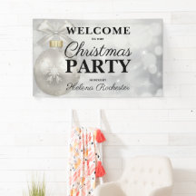 Elegante White Christmas Holiday Party