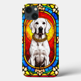 Elegante White Dog Art Case-Mate iPhone Hülle