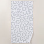 Elegante White Gray Leopard Cheetah Animal Print Strandtuch<br><div class="desc">Dieses elegante Chic-Muster ist perfekt für die trendige und stilvolle Mode. Es zeichnet sich durch ein handgezeichnet, weißes und graues Leopardenmuster aus. Es ist modern, einfach und niedlich. ***WICHTIGE HINWEIS FÜR DESIGN: Für individuelle Designanfragen, wie z.B. passende Produktanfragen, Farbänderungen, Platzierungsänderungen oder andere Änderungswünsche, klicken Sie bitte auf den Button "MESSAGE"...</div>