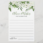 Elegante White Orchids Bohemisch Bridal Advice Car<br><div class="desc">Elegante White Orchids Bohemisch Bridal Advice Card. Personalisieren Sie mit der Braut zu sein Name und Datum der Dusche. Für weitere Anpassungen klicken Sie bitte auf den Link "Weiter anpassen". Wenn Sie Hilfe benötigen,  kontaktieren Sie mich bitte.</div>