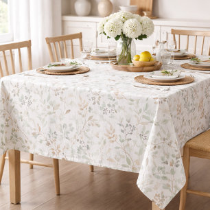 Elegante Wildblume Boho Tischdecke