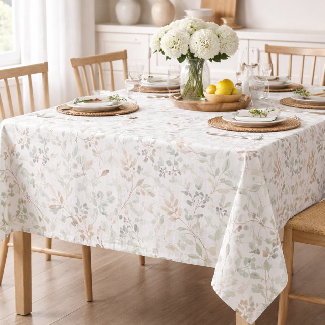 Elegante Wildblume Boho  Tischdecke (Von Creator hochgeladen)