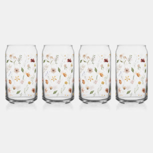 Elegante Wildblume Dosenglas