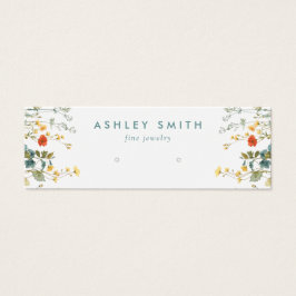 Elegante Wildblume Field Earring Display Card