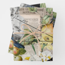 Elegante Wildblume Gartenanlage Vintag