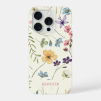 Elegante Wildblume Wildblumen Florale Benutzerdefi