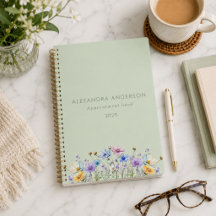 Elegante Wildblumen für die Wasserfarben Minimal