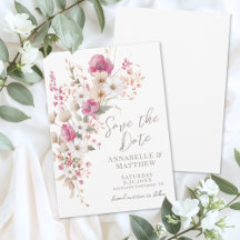 Elegante Wildblumen-Hochzeit