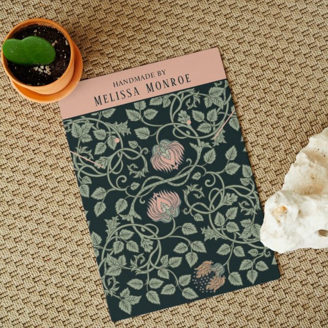 Elegante Wildblumen Necklace Earring Display Card (Von Creator hochgeladen)