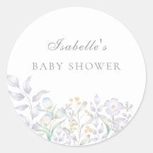 Elegante Wildblumenwiese-Baby-Party