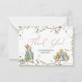 Elegante WildblumePeter Flat Note Card Mitteilungskarte