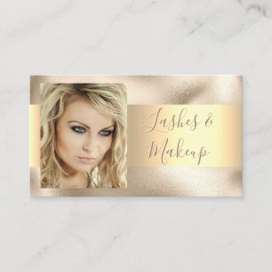 Elegante Wimpern & Make-up-Künstlerin, DIY Name Go Visitenkarte