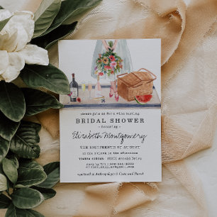 Elegante Wine tasting   Picnisches Brautparty