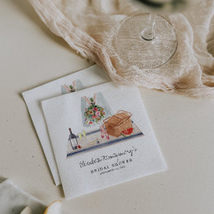 Elegante Wine tasting   Picnisches Brautparty Serviette