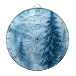 Elegante Winter Forest Corporate Holiday Geschenke Dartscheibe