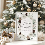 Elegante Winter-Liebe ist süß nehmen Sie eine Leck Poster<br><div class="desc">Elegante Winter-Liebe ist süß nehmen Sie eine Leckerei Poster. Matching-Elemente verfügbar.</div>