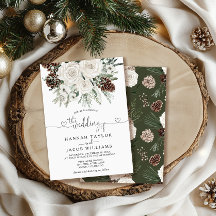Elegante Winter Pine Wedding