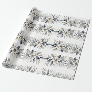 Elegante Winter Watercolor Geschenkpapier