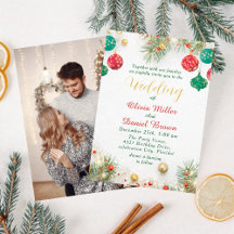 Elegante Winterhochzeit Weihnachten Hochzeit