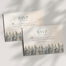 Elegante Winterlandschaft mit schneebedeckten Kief