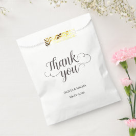 Elegante Wirbel: Danke Gastgeschenk Hochzeit Bag Geschenktütchen