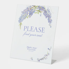 Elegante Wisteria Locarno Lila Sockelschild