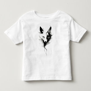 Elegante Wölfe Kunst, Dichtung und Musik Kleinkind T-shirt