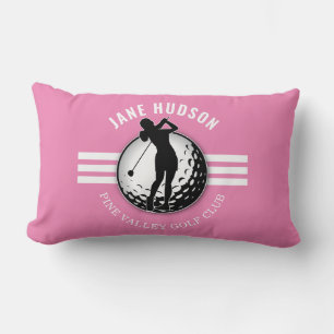 Elegante Women Golfer Design Lendenkissen