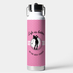 Elegante Women Golfer Design Trinkflasche