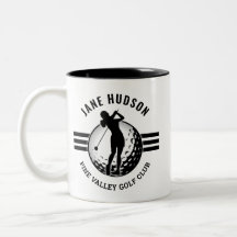 Elegante Women Golfer Design