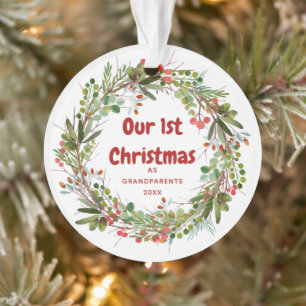 Elegante Wreath Ornament