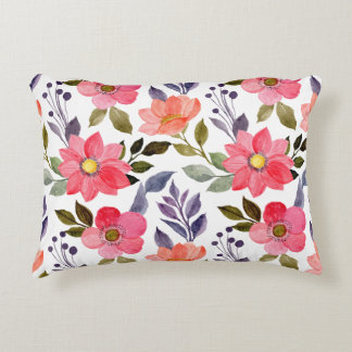 Elegante Wurfkissen mit Blumenmuster Dekokissen