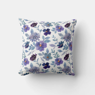 Elegante Wurfkissen mit Blumenmuster Kissen