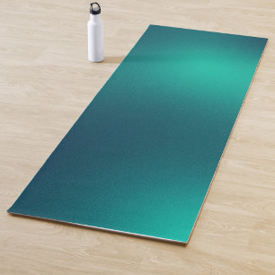 Elegante Yoga-Matte mit blauem Farbverlauf Yogamatte