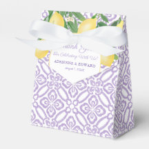Elegante Zitronen Lavendel Baby Shower