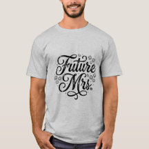 Elegante zukünftige Mrs. Vintage-Typografie