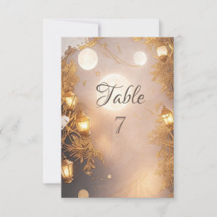 Elegante Zweige Rustikale Laterne Einladung