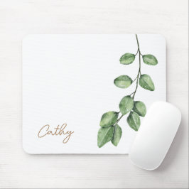Elegante Zweigstelle Feminine Name Mouse Pad Mousepad