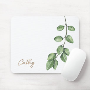 Elegante Zweigstelle Feminine Name Mouse Pad Mousepad