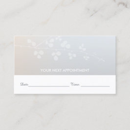 Elegante Zweigstelle Salon Wellness-Center Besicht Terminkarte