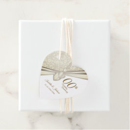 Eleganter 00. Hochzeitstag Geschenkanhänger