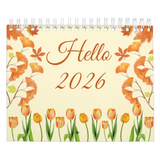 Eleganter 2026-Kalender mit Zitaten Kalender (Titelbild)