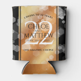 Eleganter 22. Geburtstag der Kupferhochzeit Dosenkühler