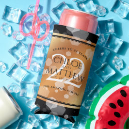 Eleganter 22. Geburtstag der Kupferhochzeit Selters Dosenkühler