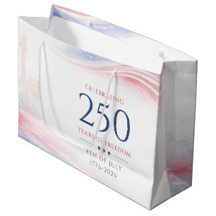 Eleganter 250. amerikanischer Unabhängigkeitstag 4 Große Geschenktüte